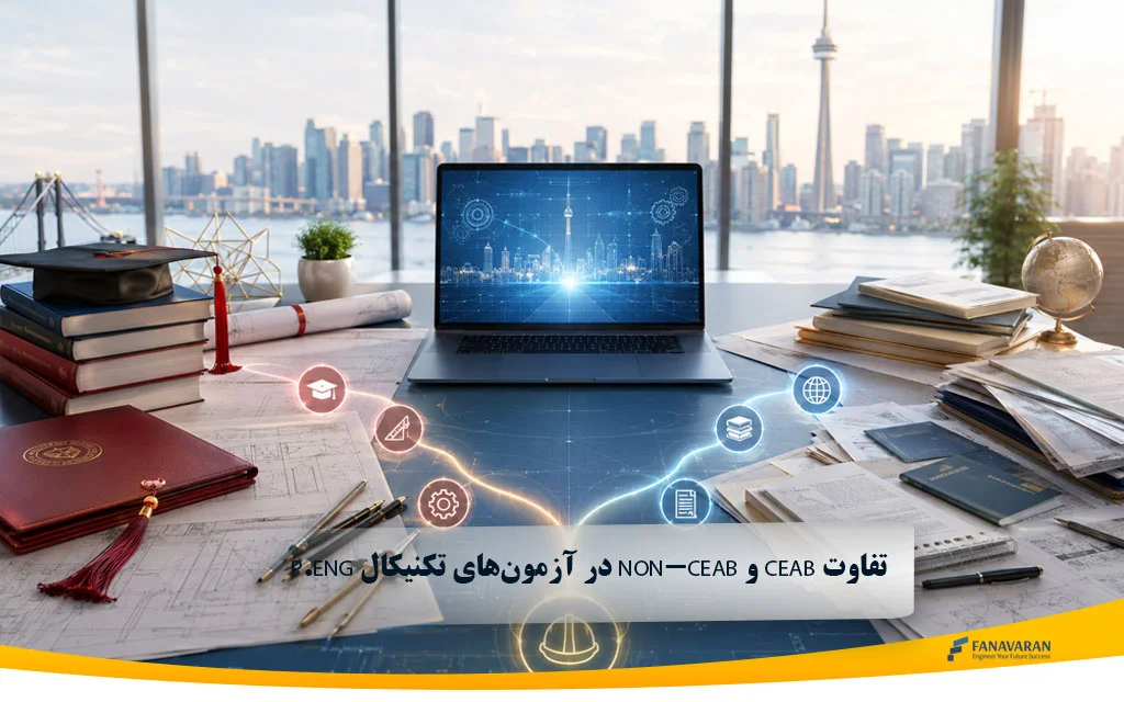 تفاوت CEAB و Non-CEAB در آزمون‌های تکنیکال P.Eng راهنمای کامل