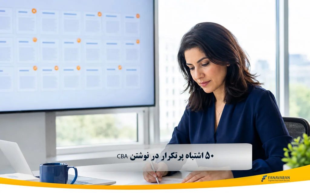  ۵۰ اشتباه پرتکرار در نوشتن CBA مهندسی